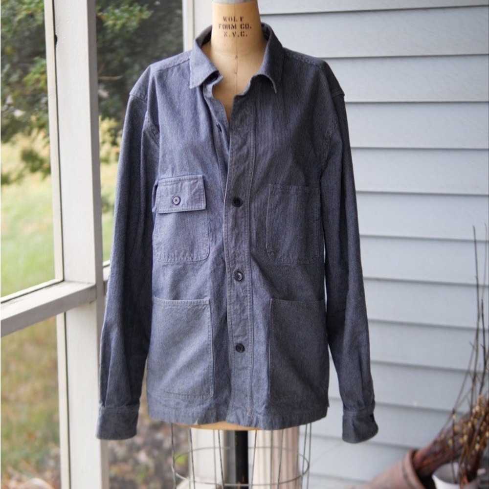 Best Made Chore Coat: Size L Japanese Canvas Made in USA